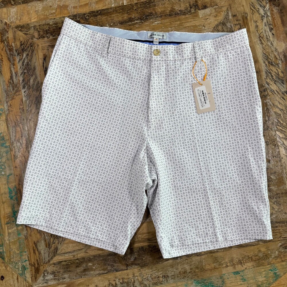 Peter Millar Salem "skull in one" performance shorts 35 golf preppy country club